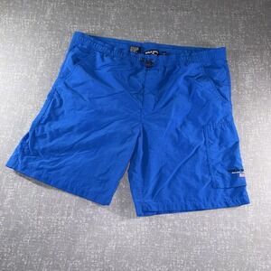 Polo Sport Ralph Lauren Swim Shorts Mens Large Blue Cargo Pocket USA Flag Trunks